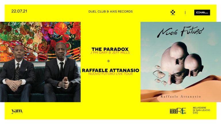 Jeff Mills, J Phi Dary e Raffaele Attanasio pronti ad incantarci insieme in un’unica serata