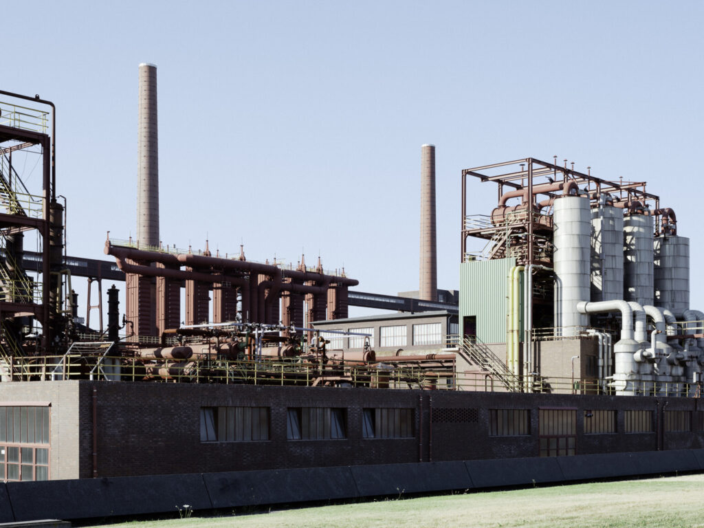 Stone Techno Festival 2026 – Il dancefloor di Zollverein durante il tramonto.