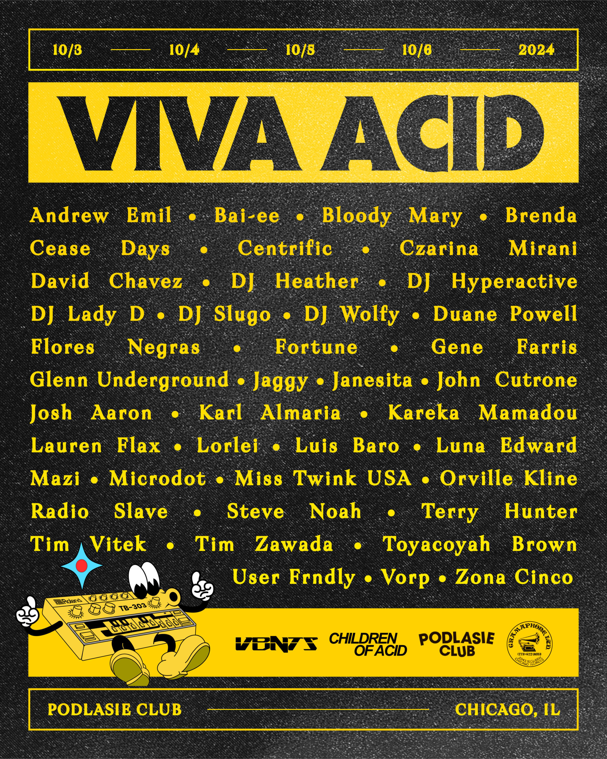 VIva Acid 2024 Lineup