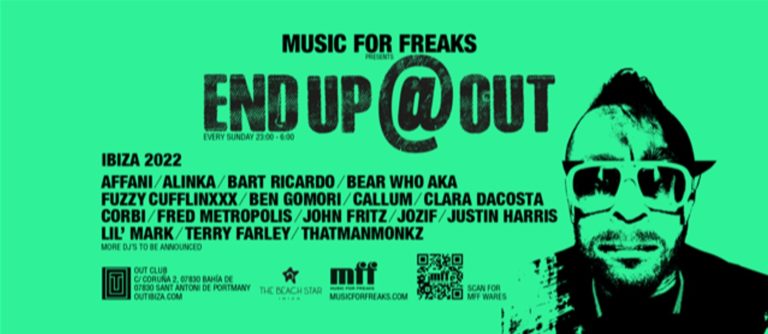 End Up @ Out è il nuovo Freaks Party a Ibiza