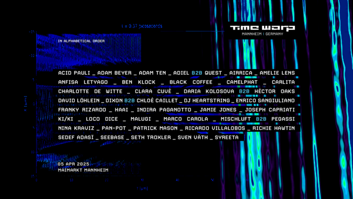 Time Warp 2025 line-up 