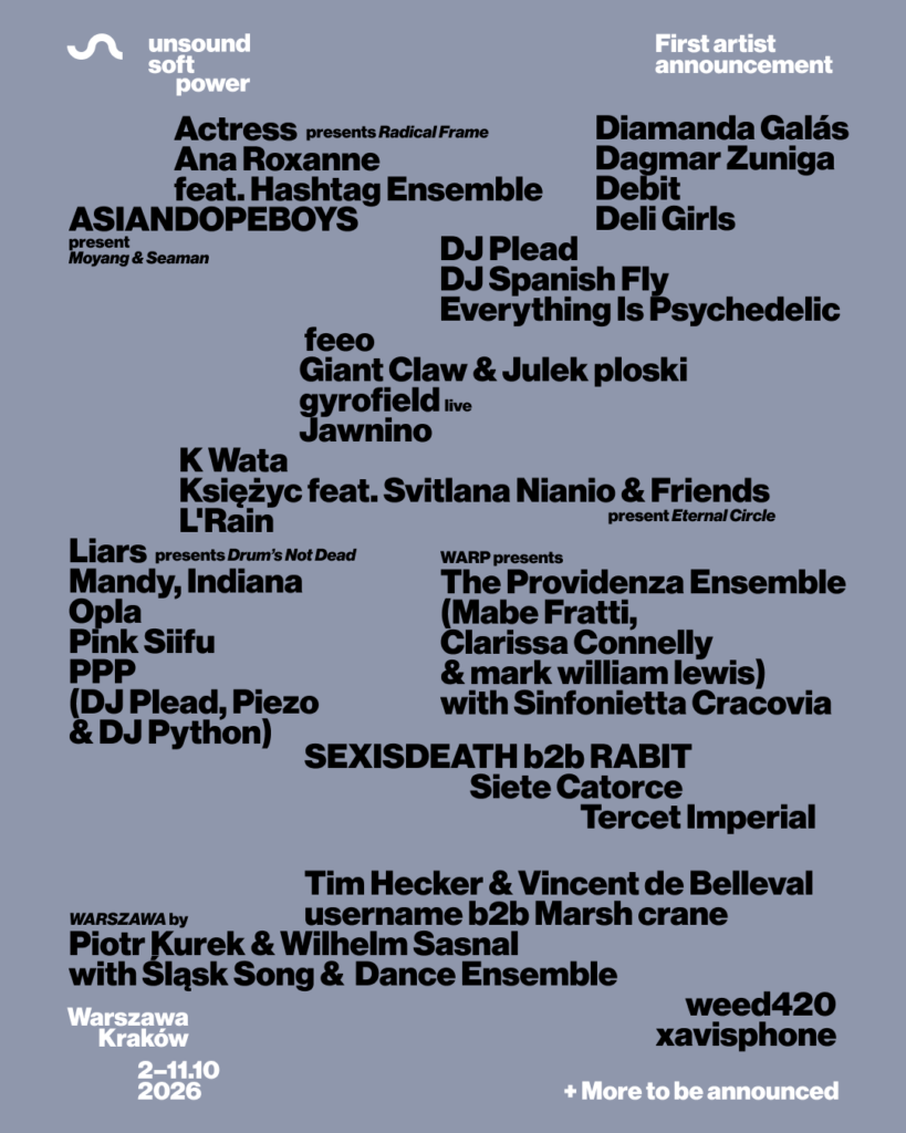 UnsoundWAWKRK_1st-announcement_line-up-WAWKRK_4x5