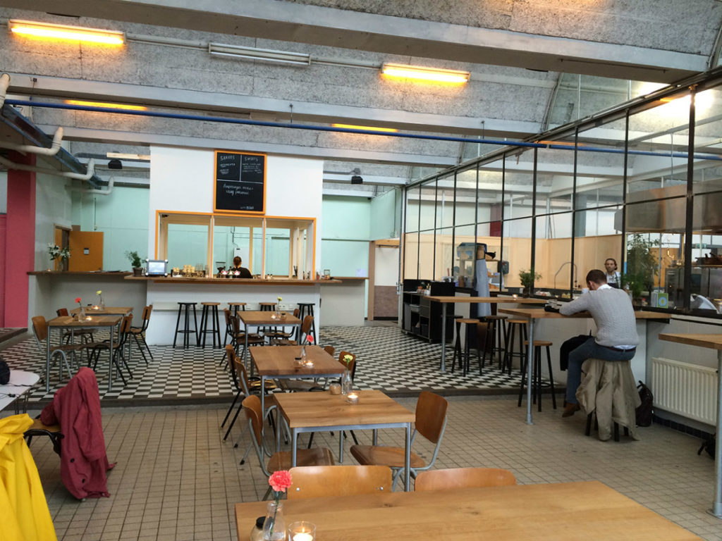 de school