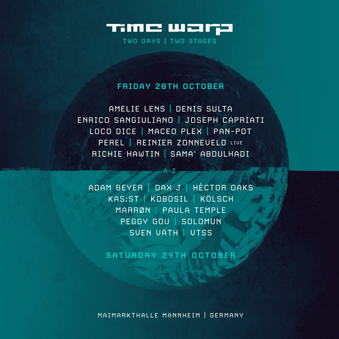 Time Warp 2022 torna il concept "Two DaysTwo Stages" Parkett